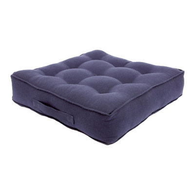 Harbour Housewares Square Armchair Booster Cushion50 X 50CmNavy from B&Q