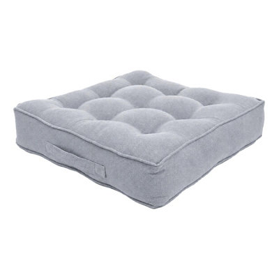 Harbour Housewares Square Armchair Booster Cushion50 X 50CmGrey from B&Q