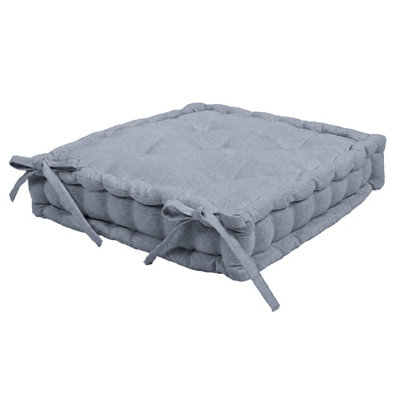 B&Q -  Deluxe Square Seat Pad40 X 40CmGrey