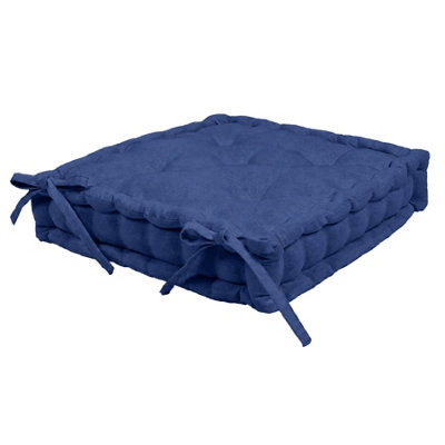 B&Q -  Deluxe Square Seat Pad40 X 40CmNavy