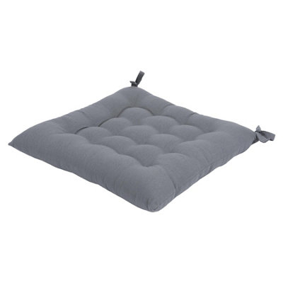 B&Q -  Square Seat Pad40 X 40CmGrey