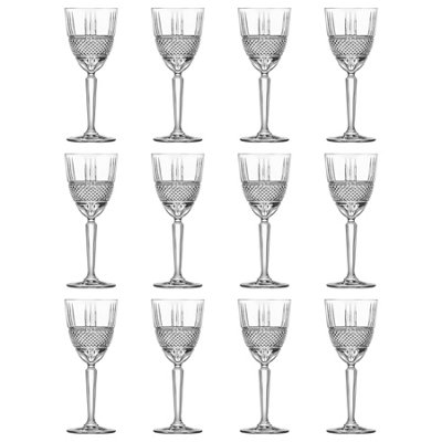 Rcr Crystal Brillante Wine Glasses290MlPack Of 12 from B&Q