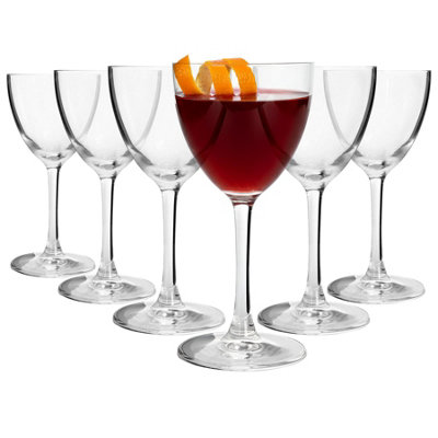 Argon Tableware Hoxton Crystal Nick & Nora Glasses155MlPack Of 6 from B&Q
