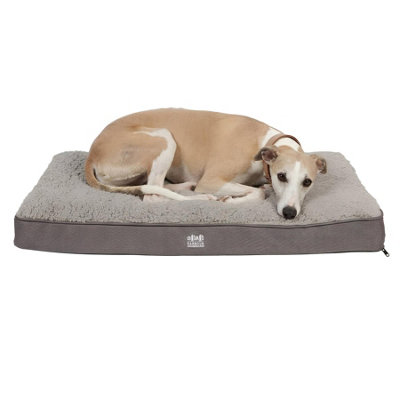 Harbour Housewares Waterproof Dog BedMediumGrey