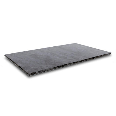 Argon Tableware Black Marble Serving Board53 X 32Cm Non-Slip Stone Cutting Board Kitchen Worktop Protector Food Prep Platter from B&Q
