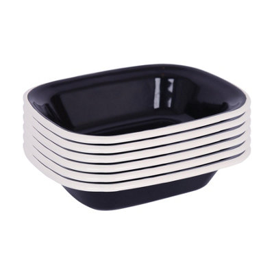 Argon Tableware 18cm Enamel Pie Dish Black Steel - Image 7