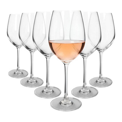 Mayfair Crystal RosÃ© Wine Glasses - 540ml - Pack of 6 - Image 8