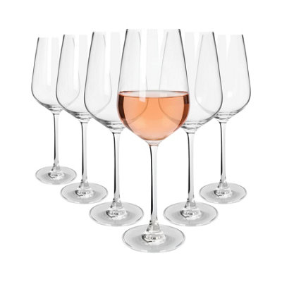 Argon Tableware Knightsbridge Crystal Rosé Wine Glasses540MlPack Of 6 from B&Q