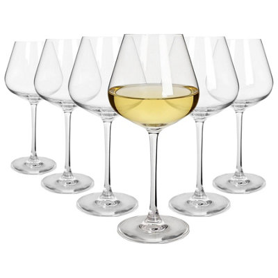 Argon Tableware Knightsbridge Crystal White Wine Glasses500MlPack Of 6 from B&Q