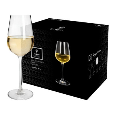 Knightsbridge Crystal White Wine Glasses - 400ml - Pack of 24 - Image 6