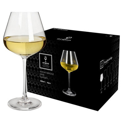 Argon Tableware Knightsbridge Crystal White Wine Glasses500MlPack Of 24 from B&Q