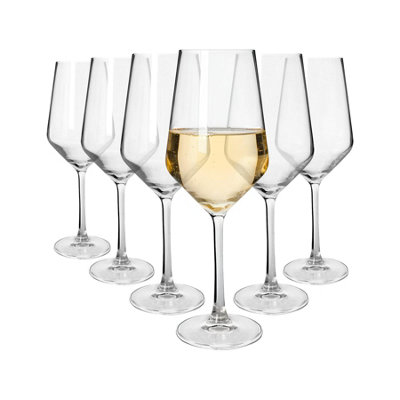 Argon Tableware Soho Crystal White Wine Glasses420MlPack Of 6 from B&Q