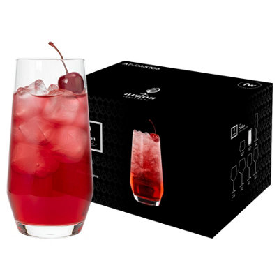 Argon Tableware Soho Crystal Highball Glasses375MlPack Of 48