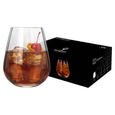 Argon Tableware Kensington Optic Crystal Tumbler Glasses - Pack Of 48 460Ml B&Q