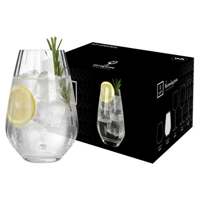 B&Q -  Kensington Optic Crystal Highball Glasses620MlPack Of 48