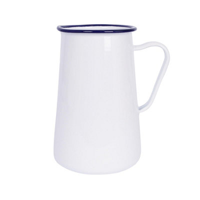 Argon Tableware White Enamel Water Jug - Image 8