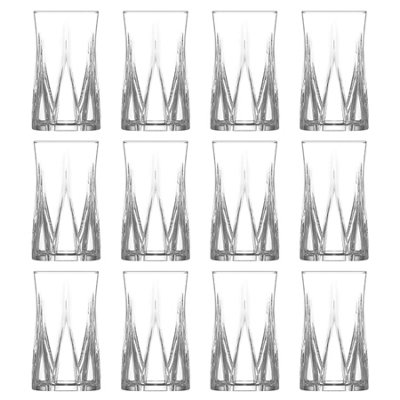 B&Q -  Zoey Highball Glasses380MlPack Of 12