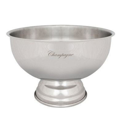 Rink Drink Stainless Steel Champagne Ice Bucket35CmEngraved from B&Q