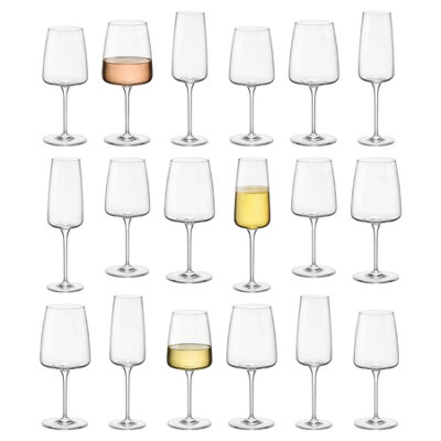 B&Q -  18Pc Nexo Glass Stemware Set