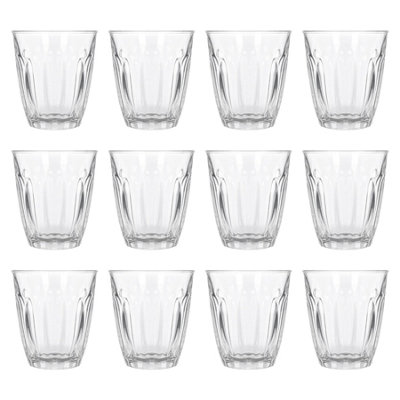 B&Q -  100Ml Fluted Espresso GlassesSet Of 12Ribbed Fluted Coffee Glassware Tumblers Set Durable Soda Lime Glass