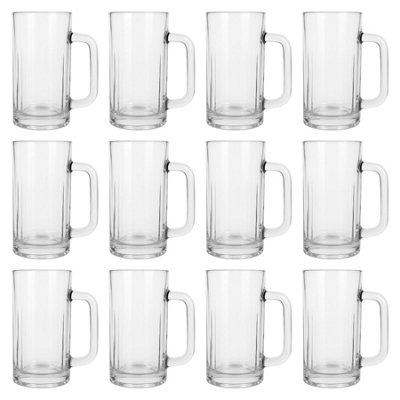 Argon Clear Glass Pint Beer Mugs 540ml Set of 12 for Home Bars - Image 4