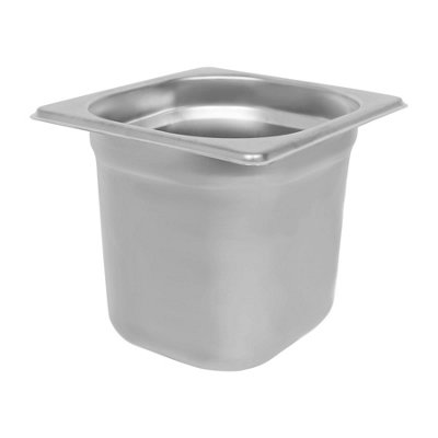 Argon Tableware Stainless Steel Gastronorm Container - 1/6 150Mm - 2.25L, Silver - Image 6