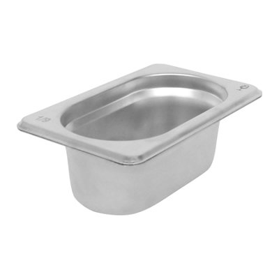 Argon Tableware Stainless Steel Gastronorm Container 1/9 500Ml - Silver - Image 5