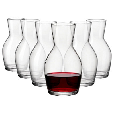 Bormioli Rocco Ypsilon Glass Wine Carafes500MlPack Of 6 from B&Q