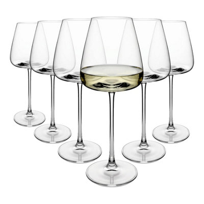 Argon Tableware White 460Ml Dulwich Crystal Wine Glasses - Pack Of 6 - Image 3