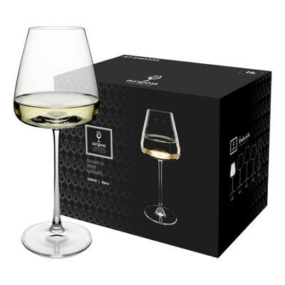 Argon Tableware Dulwich Crystal White Wine Glasses - 460Ml / 24 - Image 3