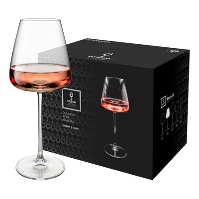 Argon Tableware Unisex Clear Dulwich Crystal Rosé Wine Glasses - Pack Of 24 In 600Ml - Image 3