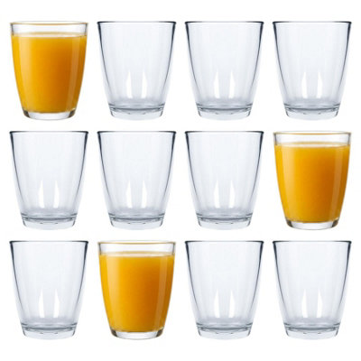 Argon Tableware Unisex Clear 12X Conical Tapered Glass Tumblers 250Ml - Image 4