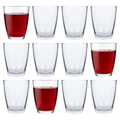 Argon Tableware Unisex Clear 12X Conical Tapered Glass Tumblers 380Ml - Image 4