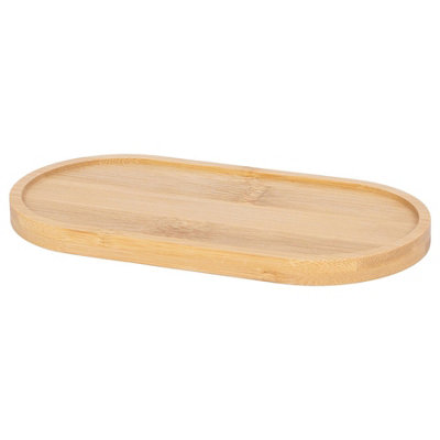 B&Q -  Bamboo Soap Dispenser TrayBrown