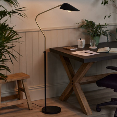 Dibor Epworth Hallway Bedside Table Lamp Room Décor Night Lamp Floor Standing Tall LampOffice Study Lamp from B&Q