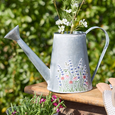 Dibor Traditional Spring Meadow Watering Outdoor Garden Can Flower Planter from B&Q