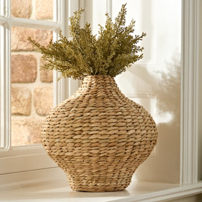 Dibor Traditional Pot Bellied Home Decor Flower Vase from B&Q