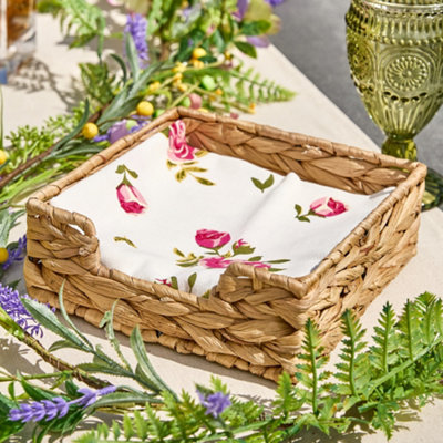 Dibor Traditional Lakelyn Water Hyacinth Napkin Holder from B&Q
