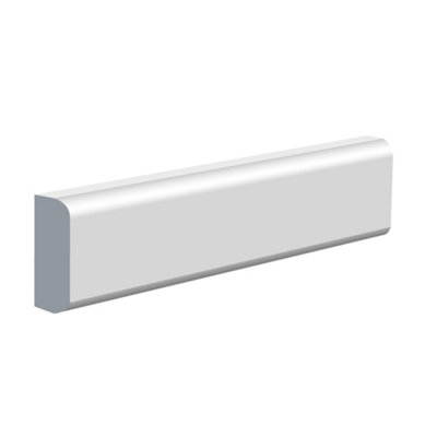 National Skirting Bullnose Mdf Dado Rail50mm X 3040mm X 18mm X Primed from B&Q