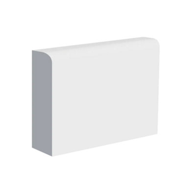 National Skirting Pencil Round Ii (6mm Rad) Mdf Architrave / Skirting Board70mm X 18mm X 4200mmPrimed from B&Q