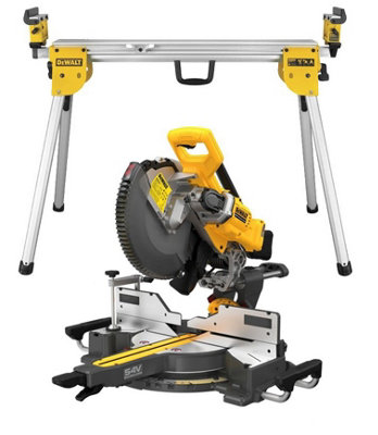 Dewalt Dcs781N Xr Flexvolt Cordless Mitre Saw 305mm 54V Brushless Bare & De7033 from B&Q