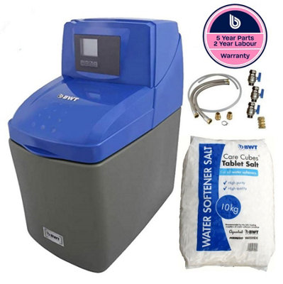 Bwt Ws355 Ws Series Luxury Water Softener + Installation Kit + 15mm Hoses + Salt from B&Q