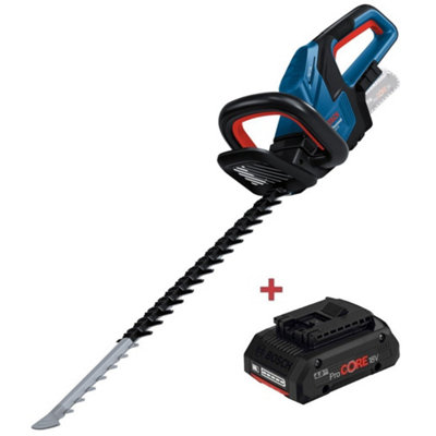 Bosch Ghe 18V-60 18V Professional Cordless Brushless Hedge Trimmer + 4Ah Procore from B&Q