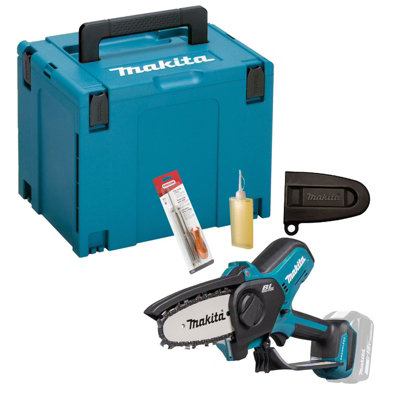 Makita Duc101Z Cordless Brushless Pruning Saw 18V Body Chainsaw 100mm + Makpac