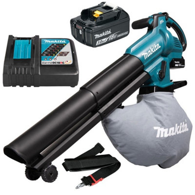 B&Q -  Dub187F002 18V Lxt Brushless Cordless Garden Leaf Blower Vacuum + 3Ah