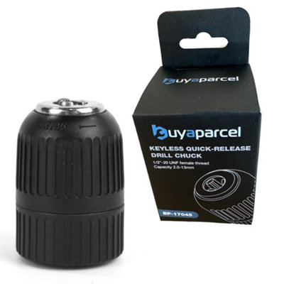 Buyaparcel Bap Keyless Drill Chuck - 13Mm 1/2" 20Unf - Fits Any Drill Makita Bosch Dewalt Size 2