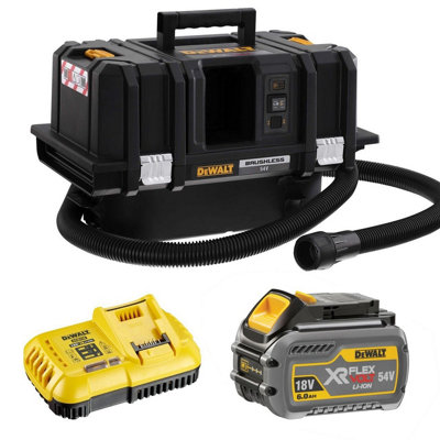 Dewalt Dcv586Mt1 Cordless Xr Flexvolt M-Class Dust Extractor Wet And Dry Vacuum from B&Q