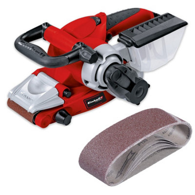 Einhell Te-Bs 8540 E Variable Speed Sander 75 X 533mm 850W 240V +Sanding Sheet from B&Q