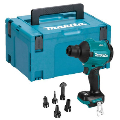 B&Q -  Das180Z 18V Brushless Dust Blower Inflator Deflator Lxt Nozzles + Makpac