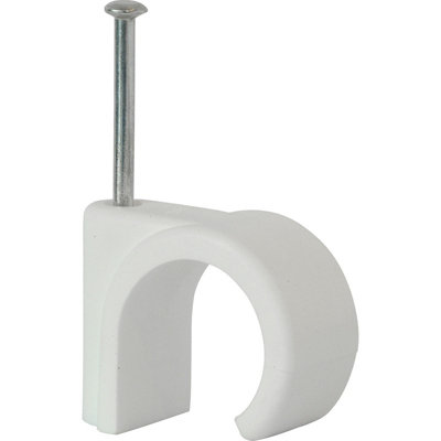 Talon 15mm White Nail In Identification Clip Ncw15 Bag Of 100 from B&Q